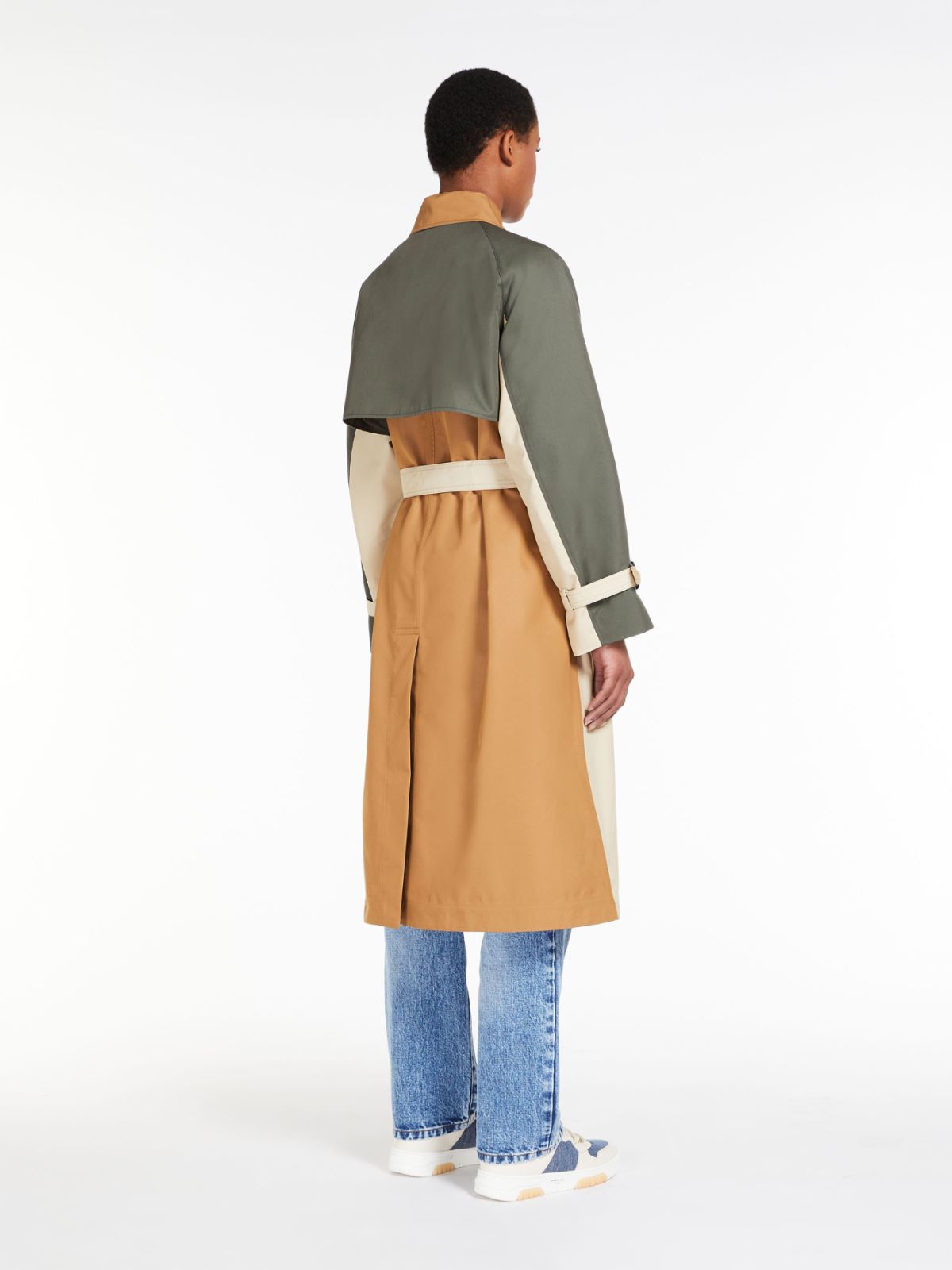Reversible, water-resistant cotton trench coat - HONEY - Weekend Max Mara - 3