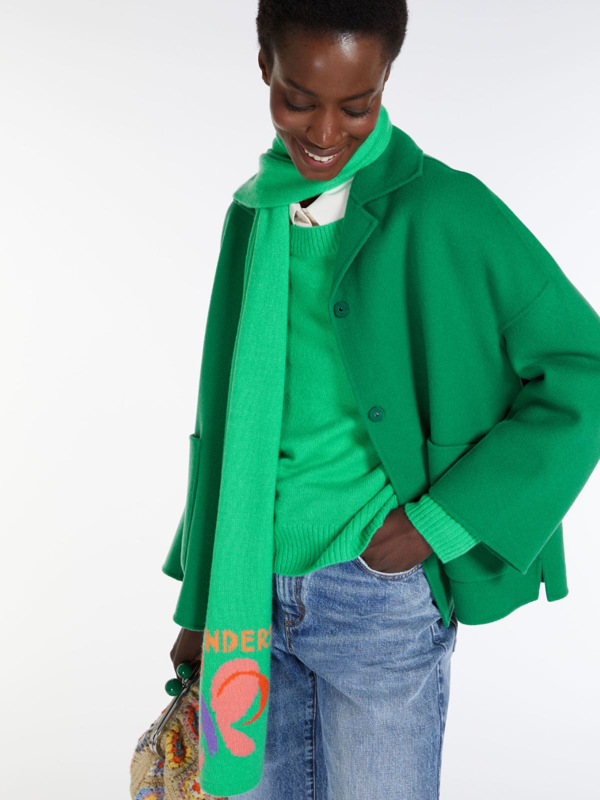 Relaxed-fit jacket - GREEN - Weekend Max Mara - 4