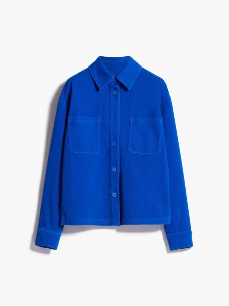 Jacket in organic cotton - CORNFLOWER BLUE - Weekend Max Mara