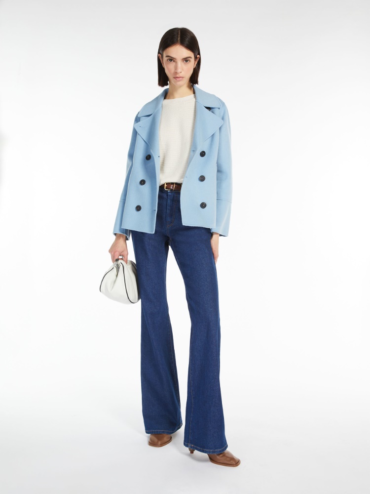 Double-breasted jacket - LIGHT BLUE - Weekend Max Mara