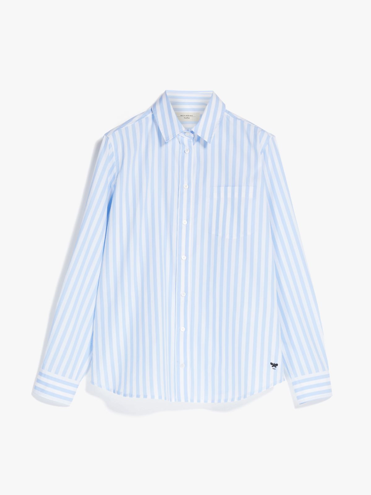 Shirt in organic cotton poplin - LIGHT BLUE - Weekend Max Mara - 6