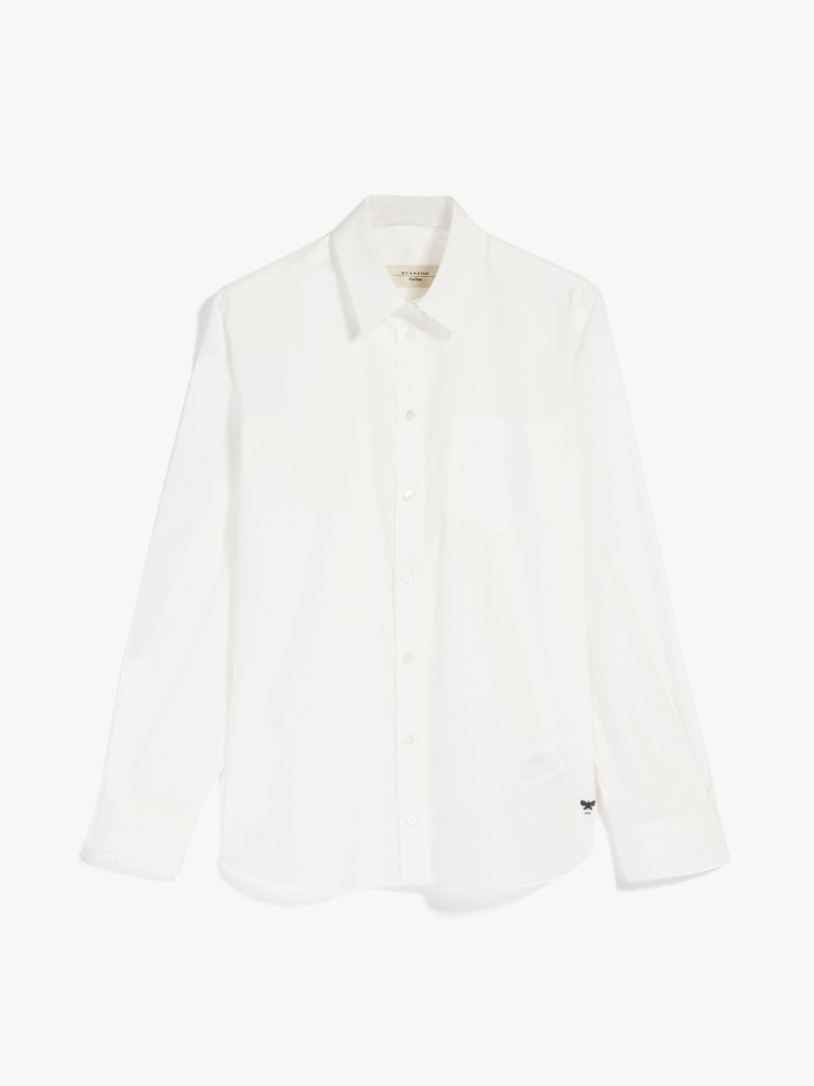 Cotton poplin shirt - OPTICAL WHITE - Weekend Max Mara - 2