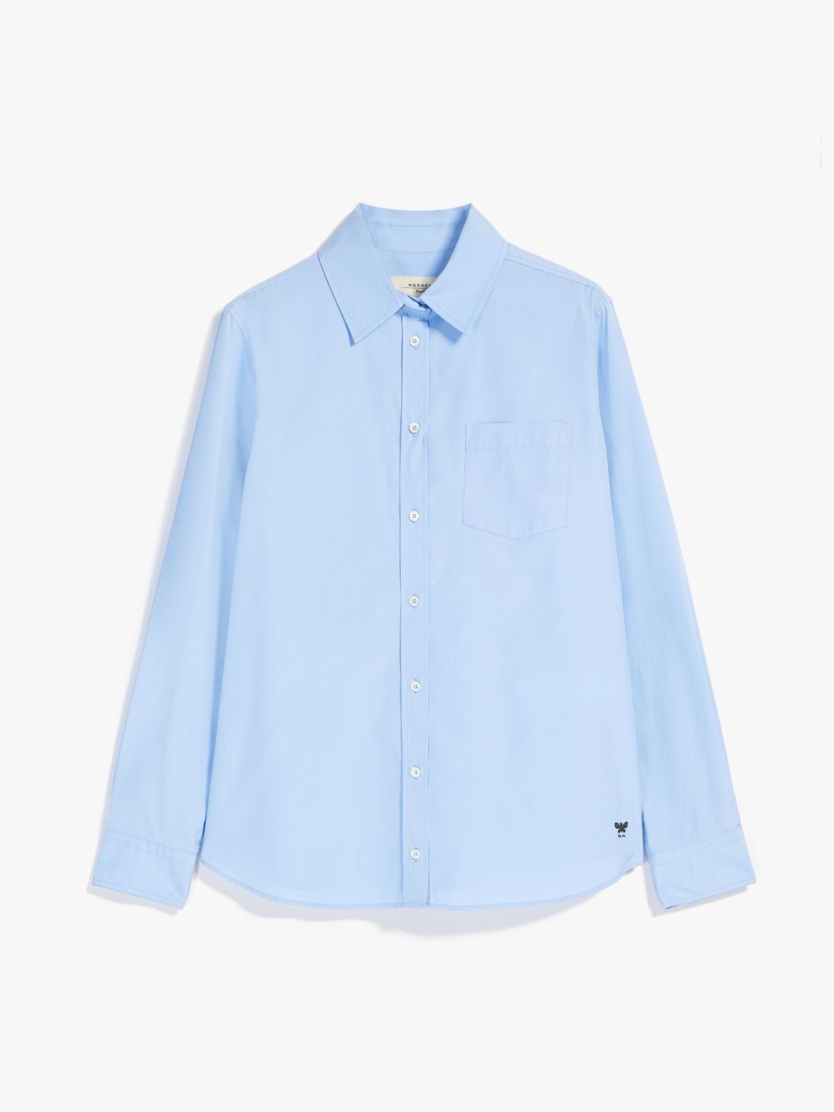 Shirt in organic cotton poplin - LIGHT BLUE - Weekend Max Mara - 6