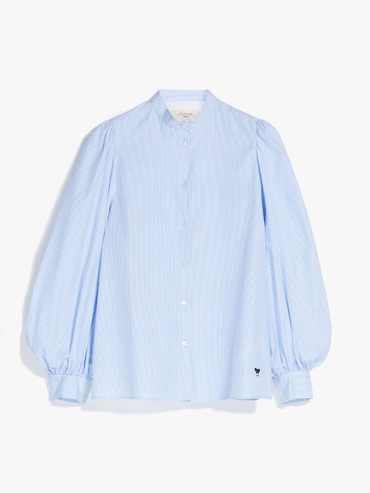Shirt in organic cotton poplin - LIGHT BLUE - Weekend Max Mara