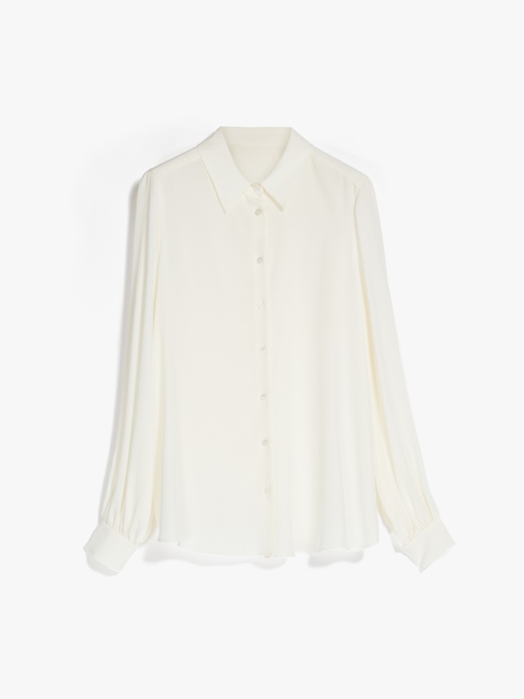 Pure silk shirt - WHITE - Weekend Max Mara