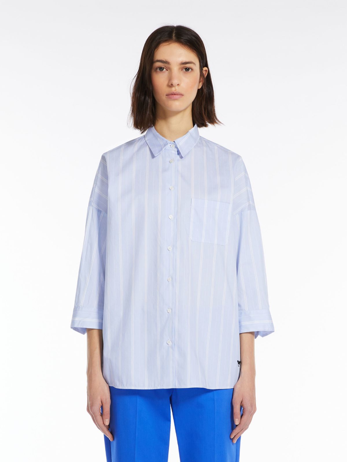 Shirt in cotton poplin - LIGHT BLUE - Weekend Max Mara - 2