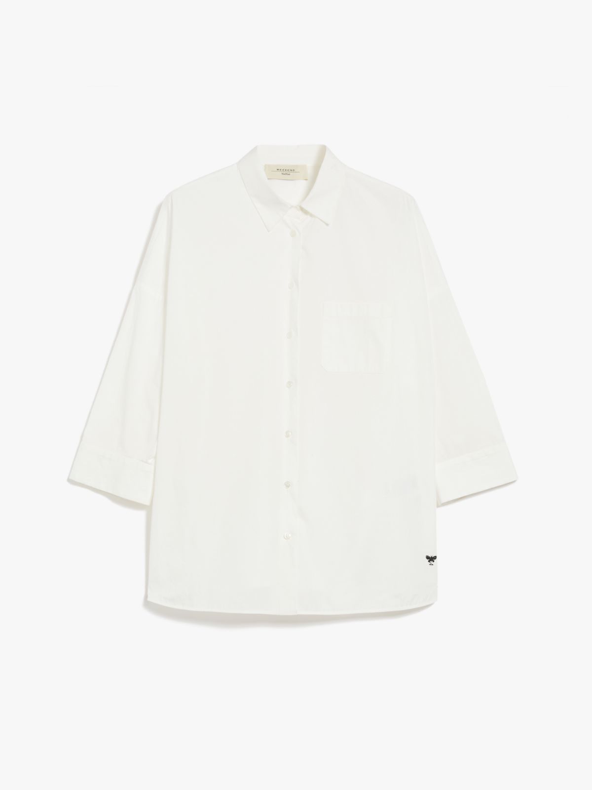 Shirt in cotton poplin - WHITE - Weekend Max Mara - 6