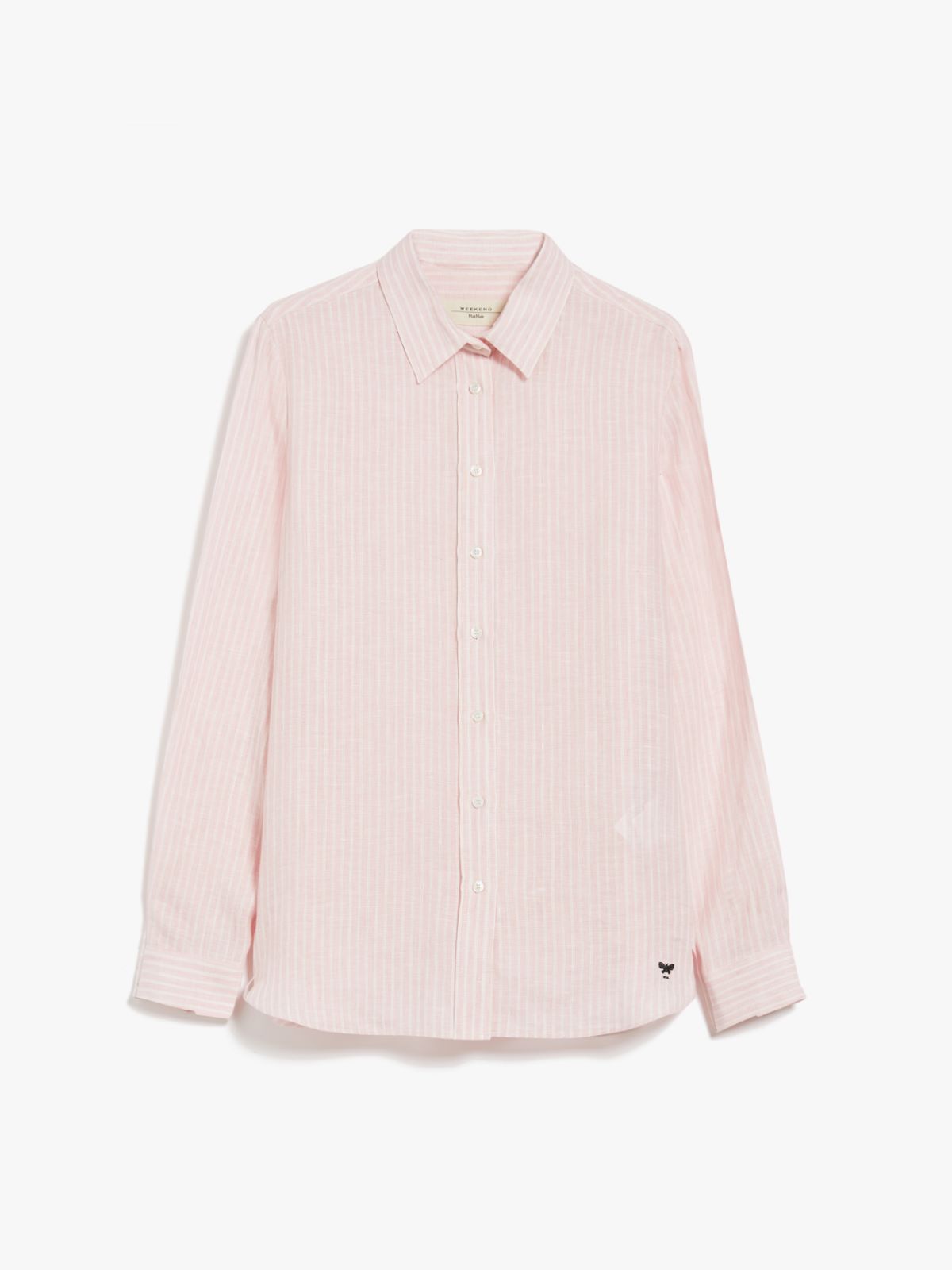Linen fabric shirt - PINK - Weekend Max Mara - 6