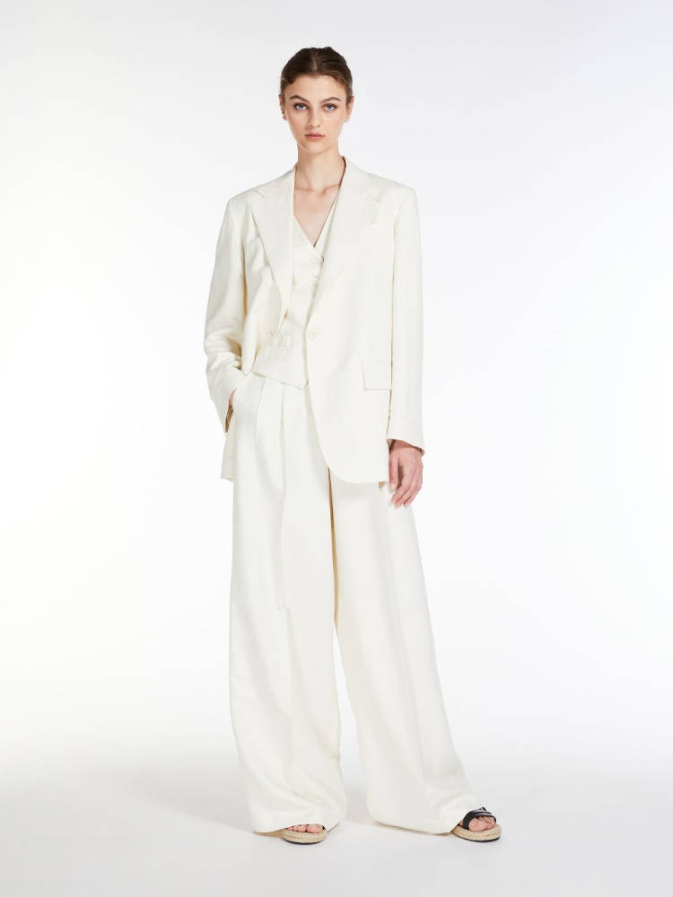 Viscose and linen trousers -  - Weekend Max Mara - 2