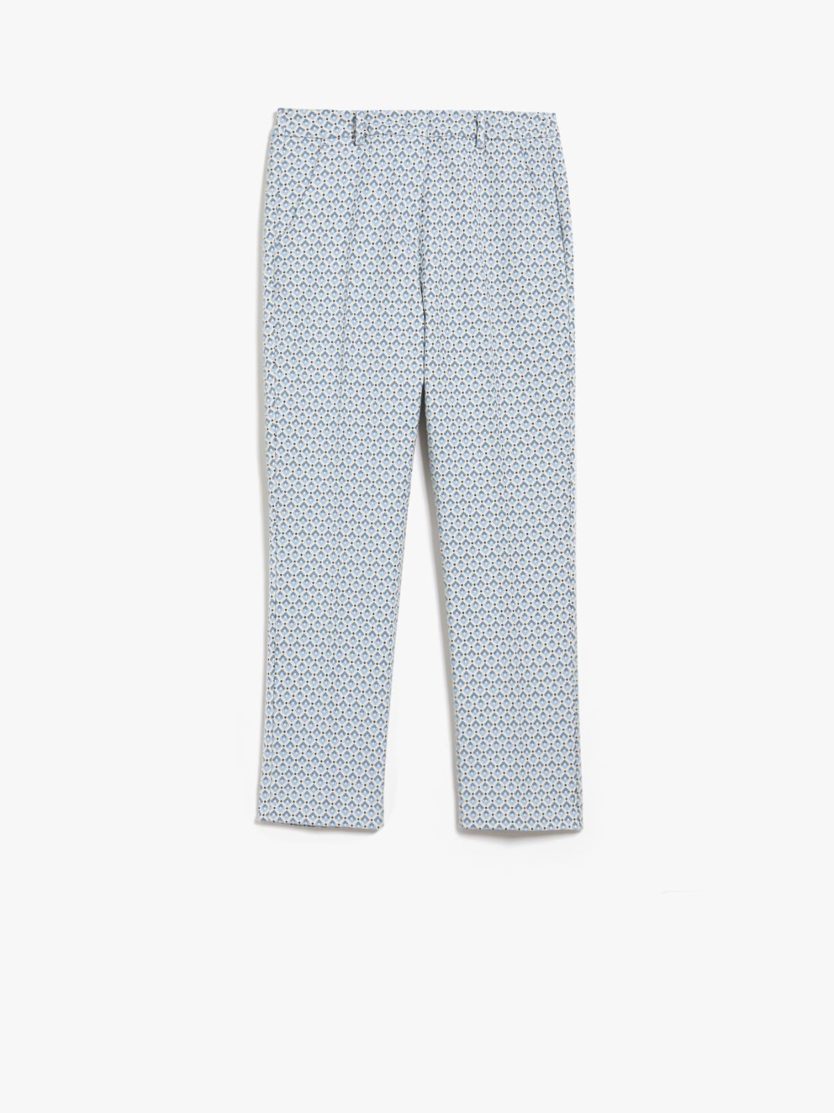 Jacquard cotton trousers - LIGHT BLUE - Weekend Max Mara - 5