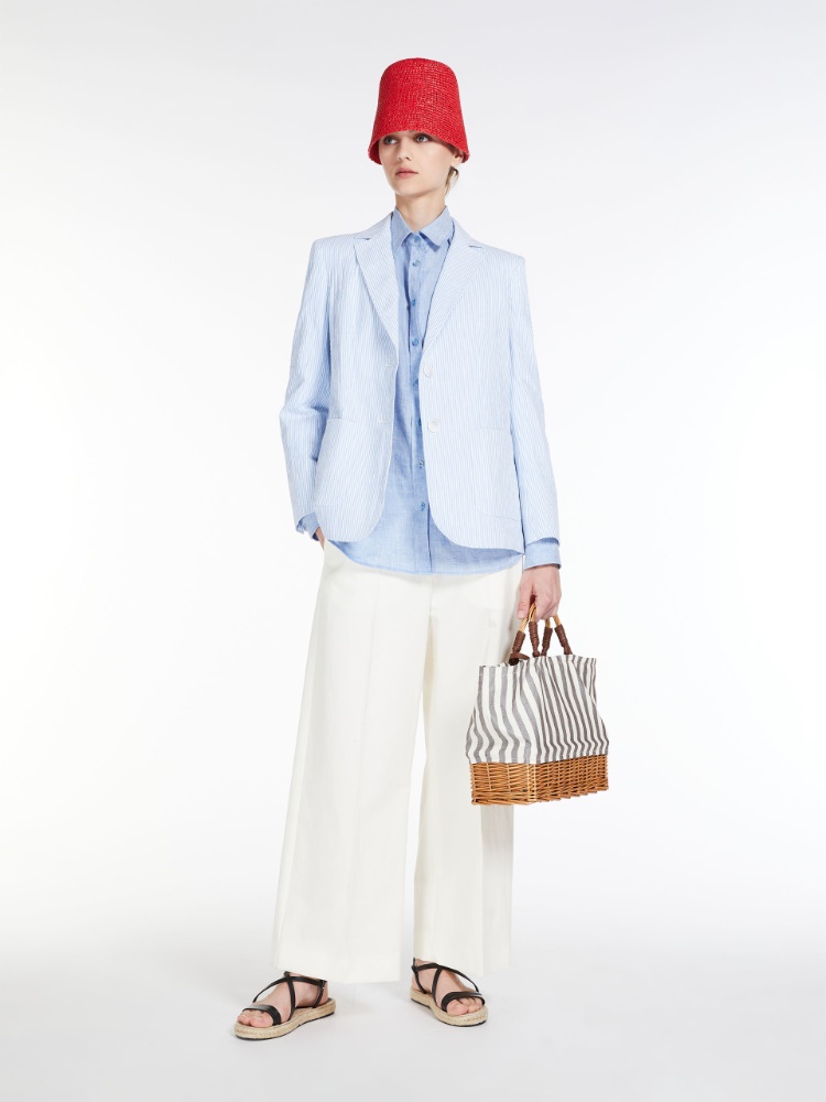 Cotton and linen trousers -  - Weekend Max Mara - 2