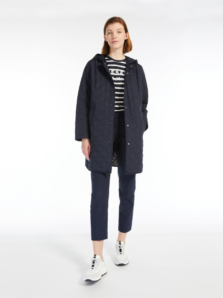 Cotton trousers - NAVY - Weekend Max Mara