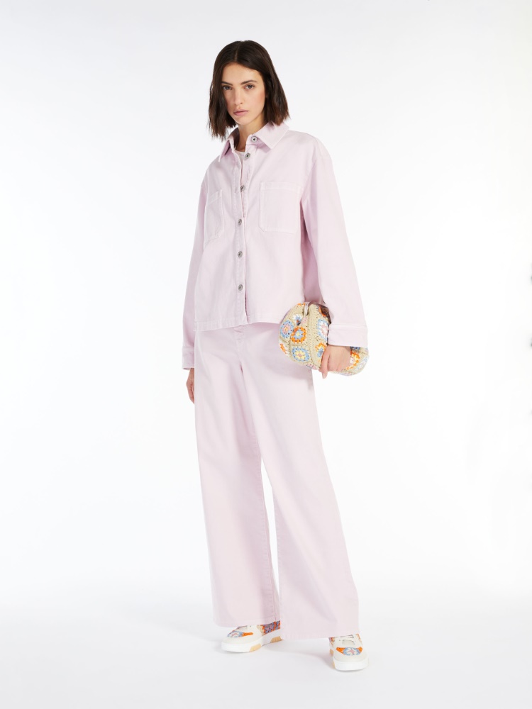 Stretch cotton trousers -  - Weekend Max Mara