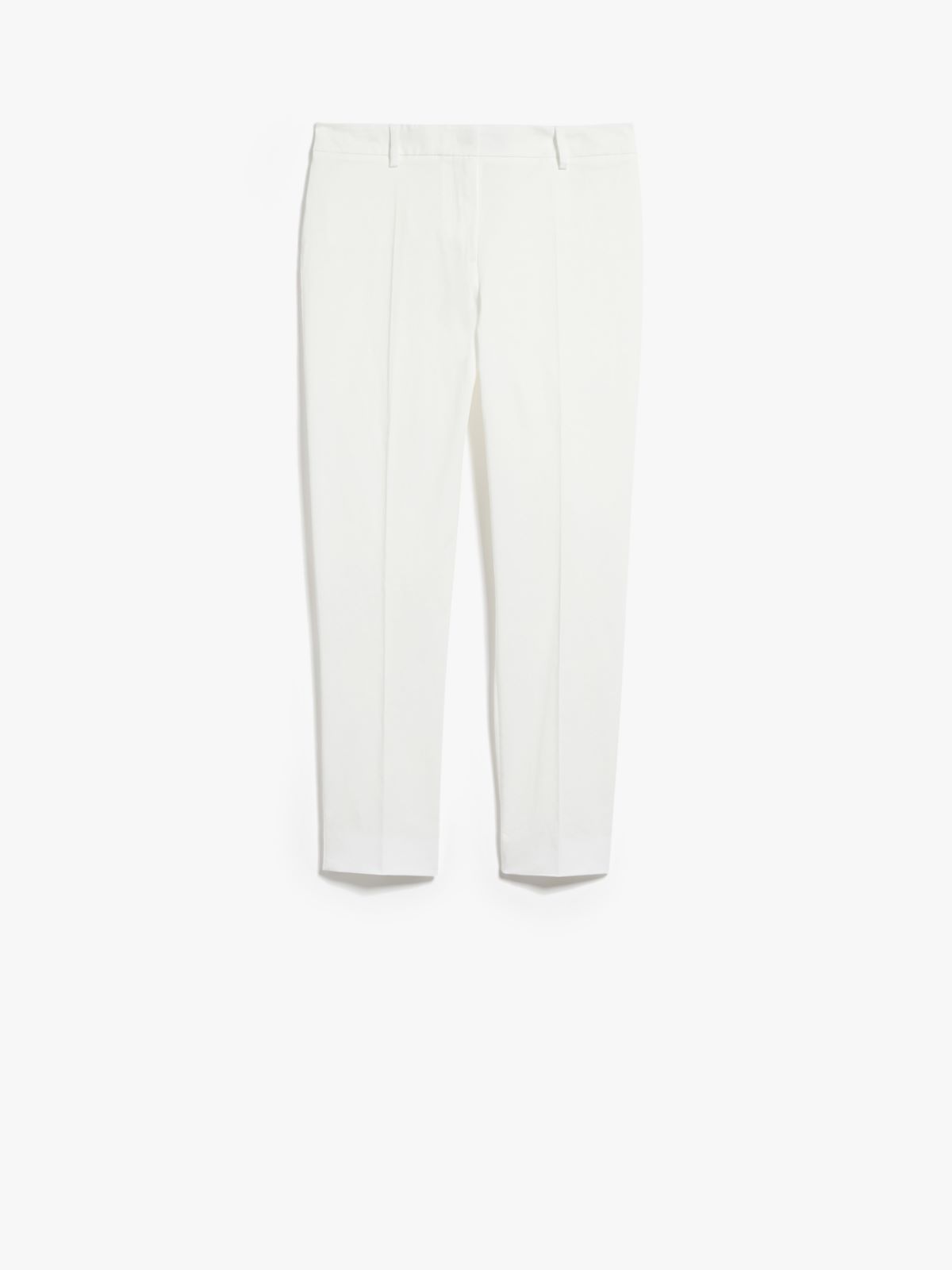 Cotton gabardine trousers  - WHITE - Weekend Max Mara - 5