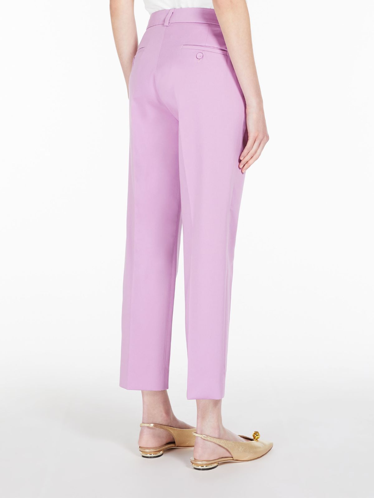 Trousers in stretch satin  - LILAC - Weekend Max Mara - 3