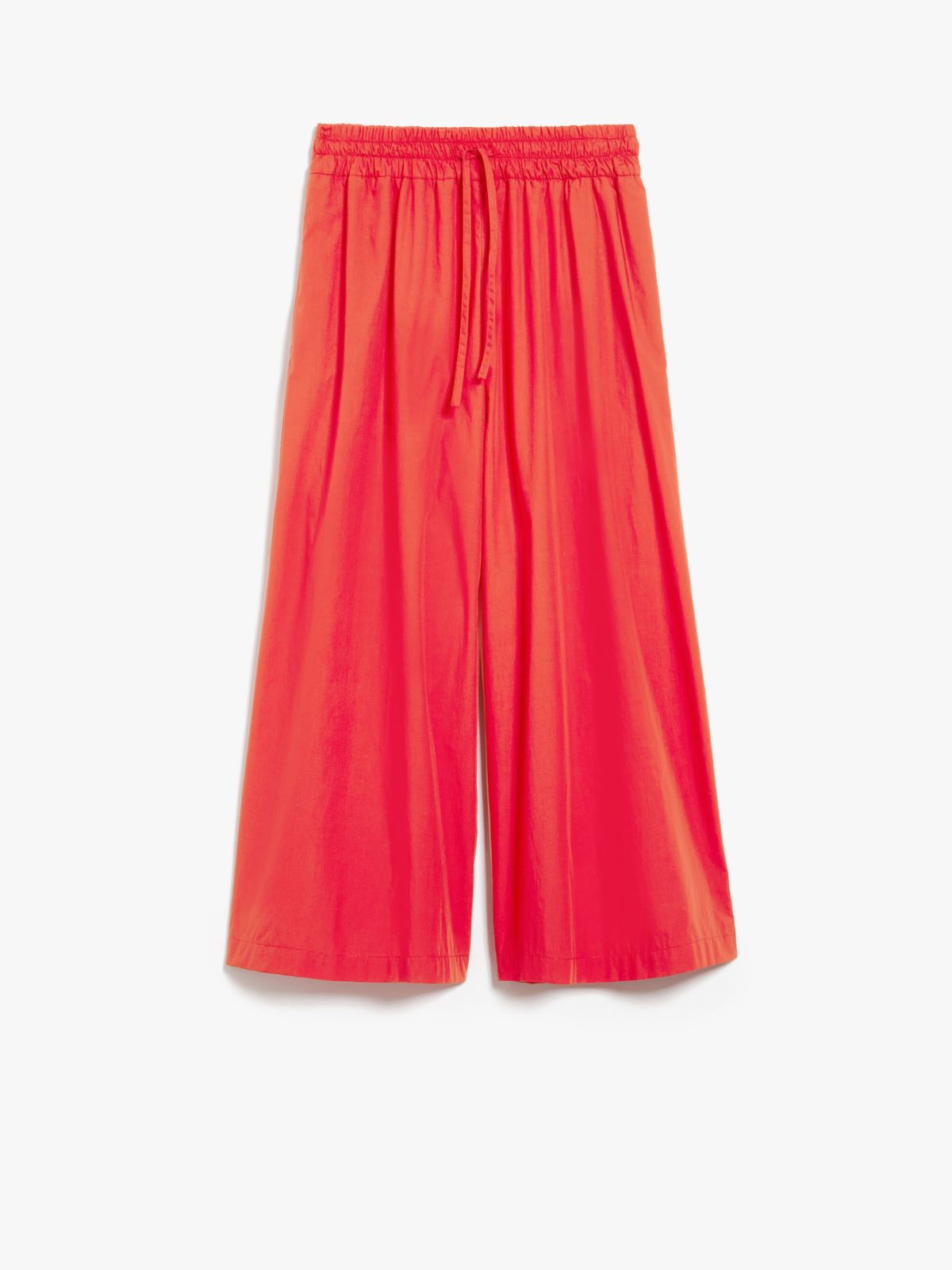 Trousers in cotton poplin - RED - Weekend Max Mara - 5