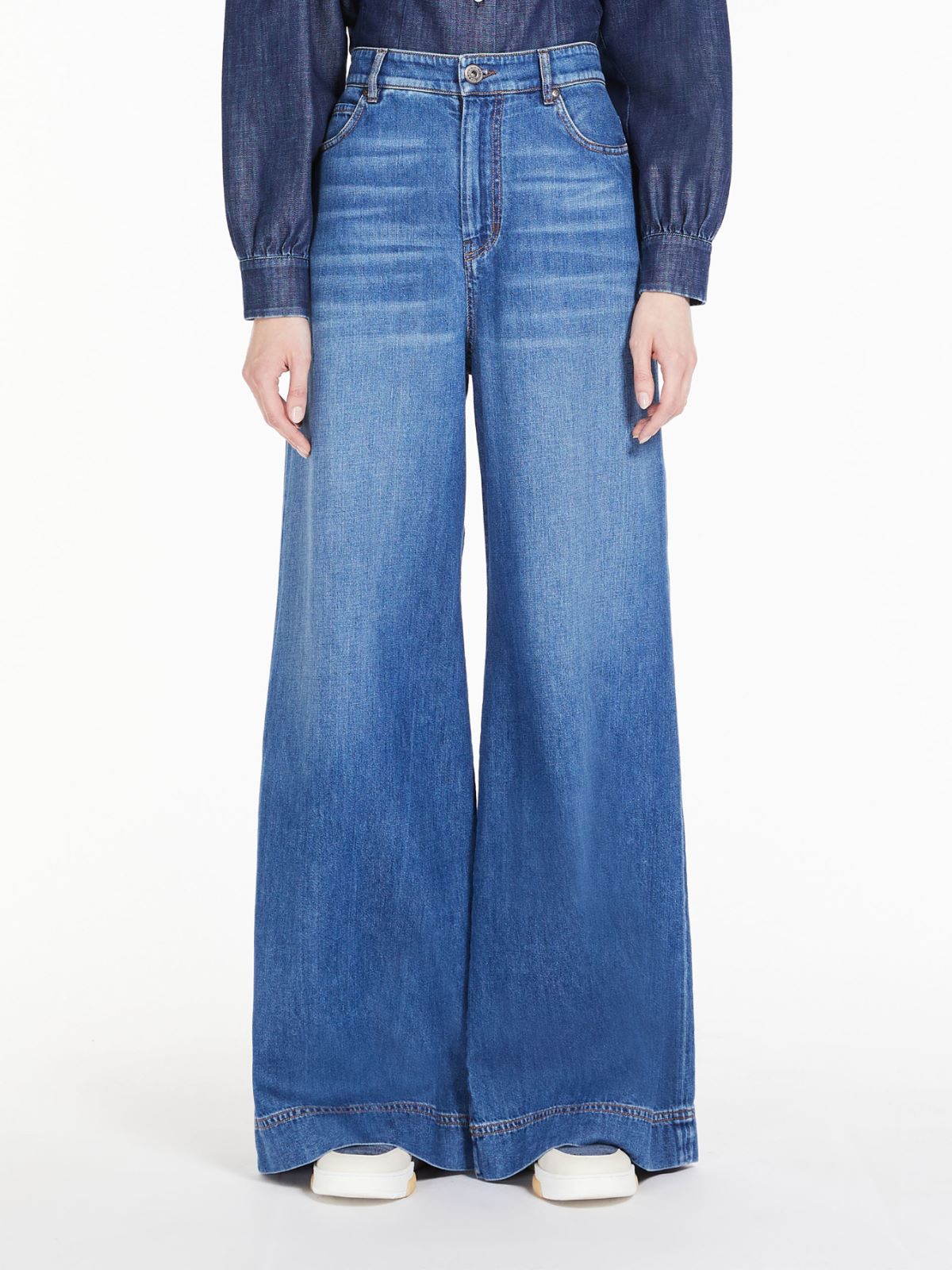 Wide-leg denim jeans - NAVY - Weekend Max Mara - 2