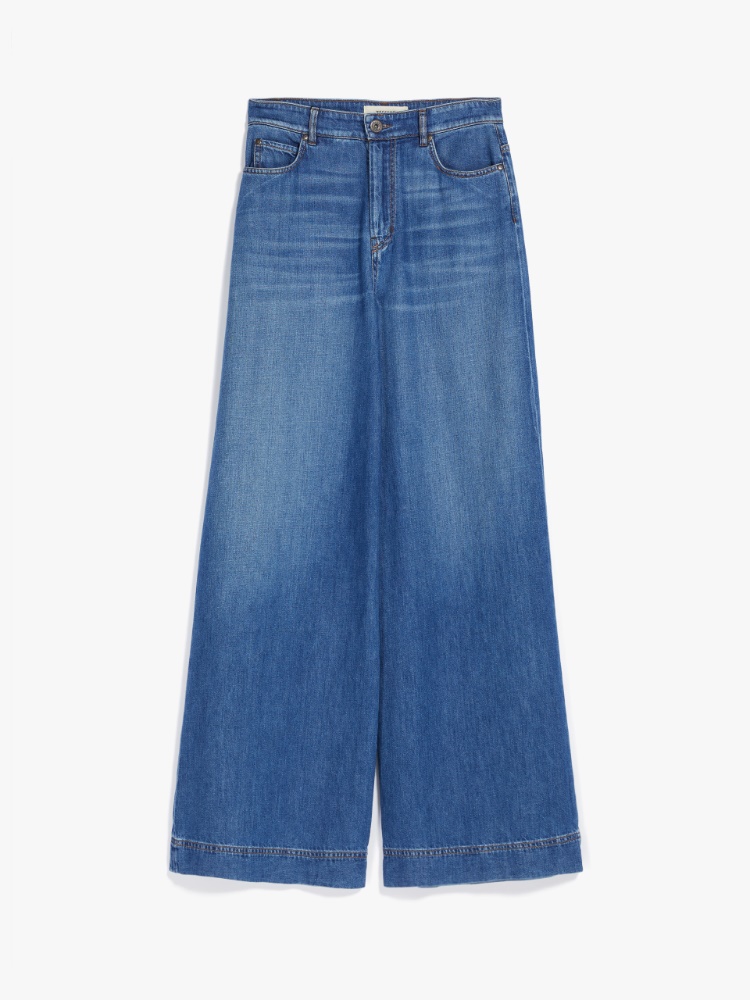 Wide-leg denim jeans - NAVY - Weekend Max Mara