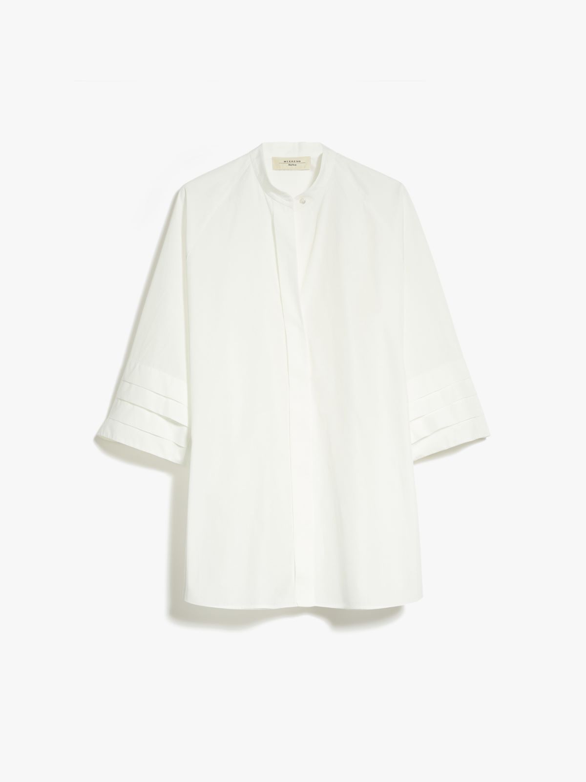 Cotton poplin shirt, white | Weekend Max Mara