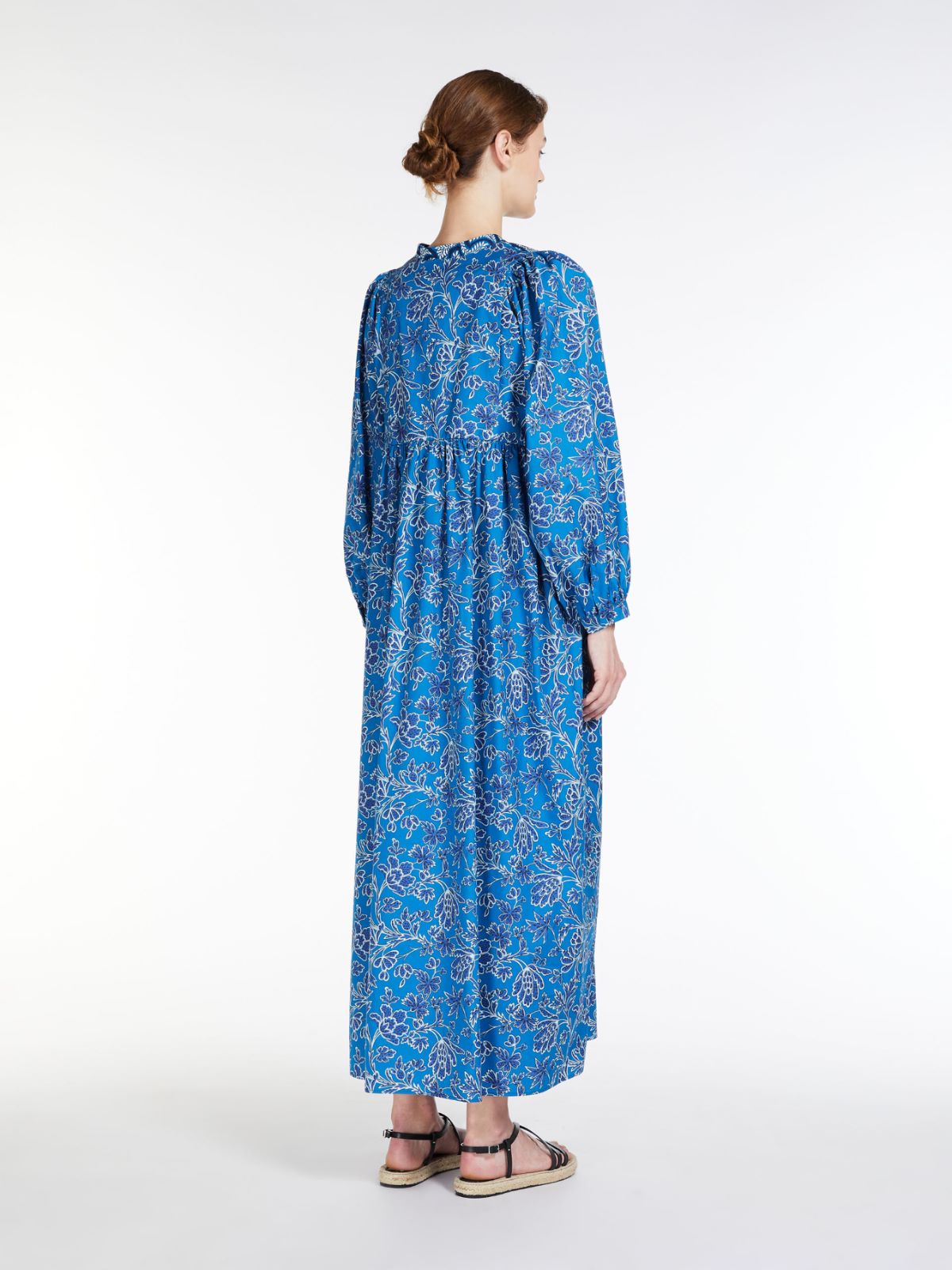 Cotton-poplin dress  - CORNFLOWER BLUE - Weekend Max Mara - 3
