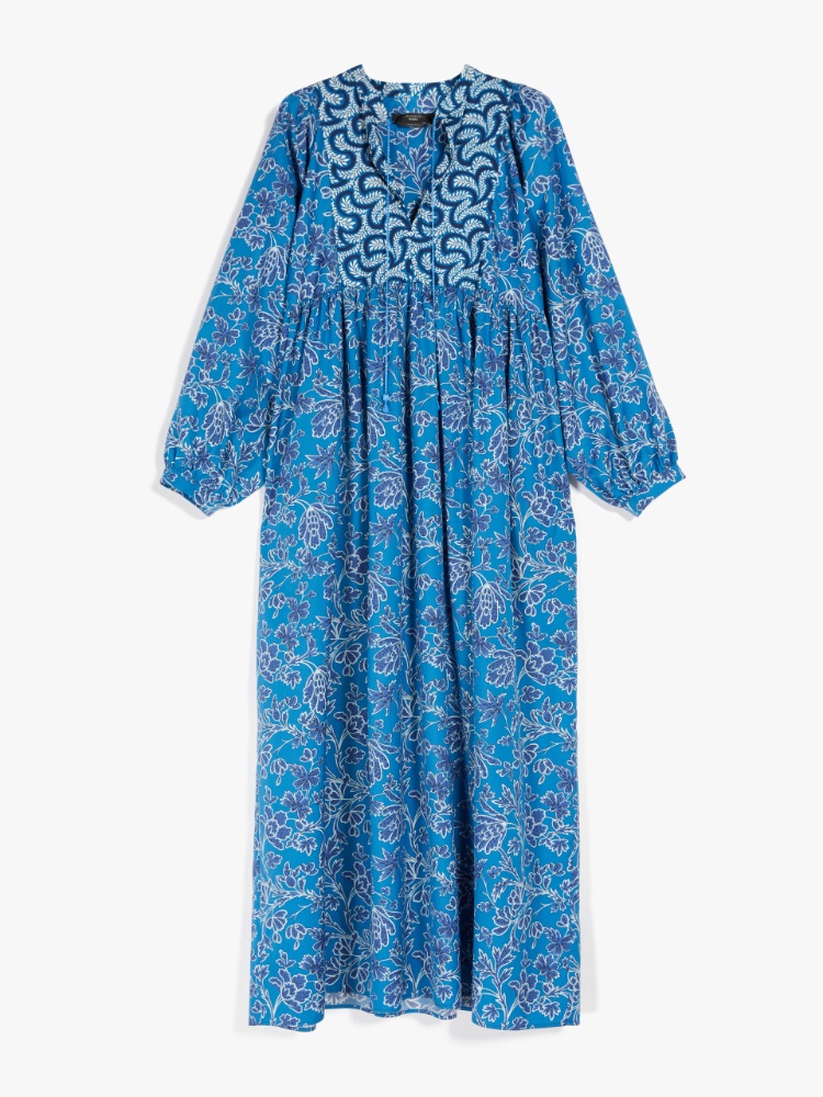 Cotton-poplin dress  - CORNFLOWER BLUE - Weekend Max Mara