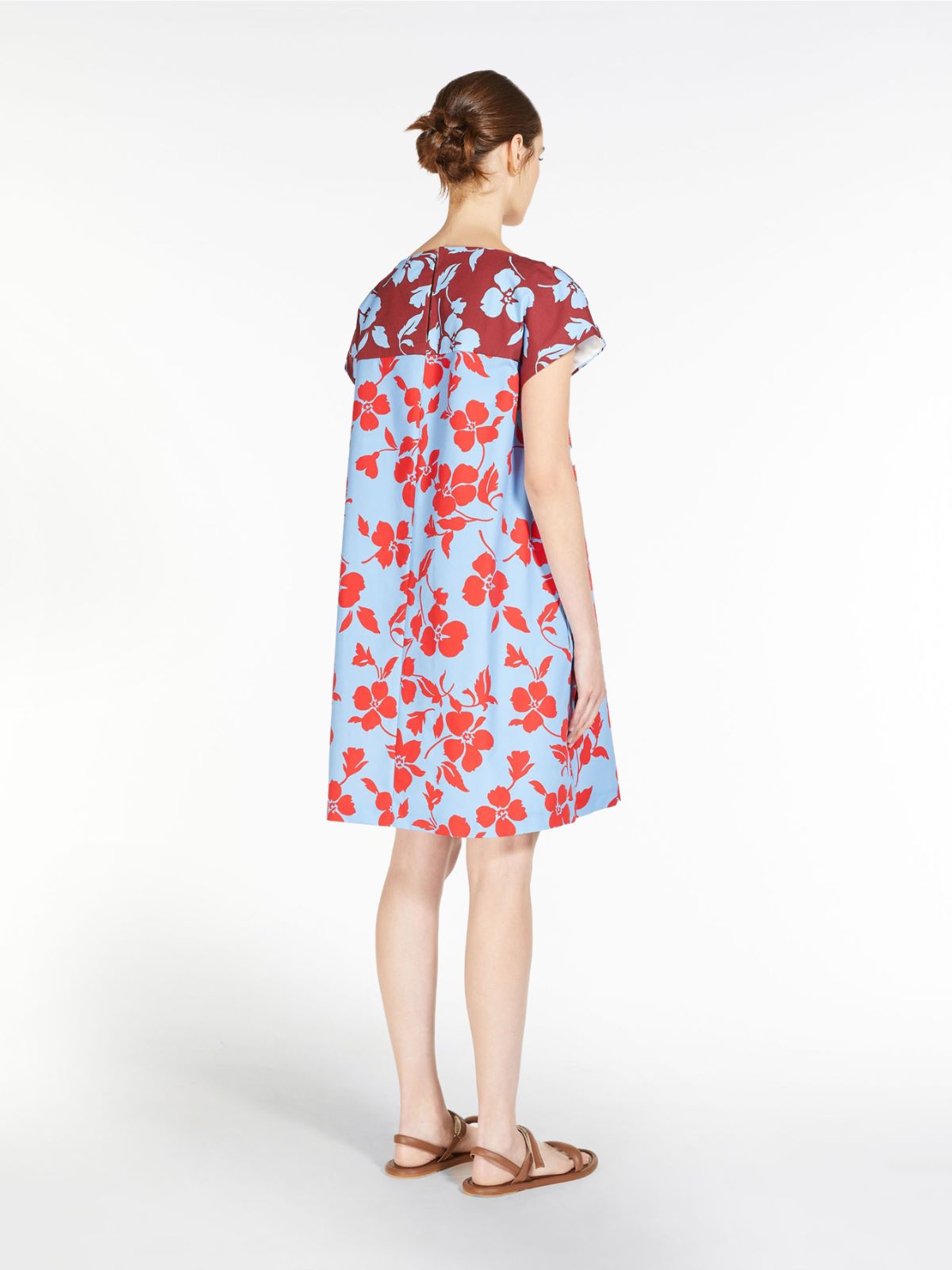 Dress in printed cotton - LIGHT BLUE - Weekend Max Mara - 3