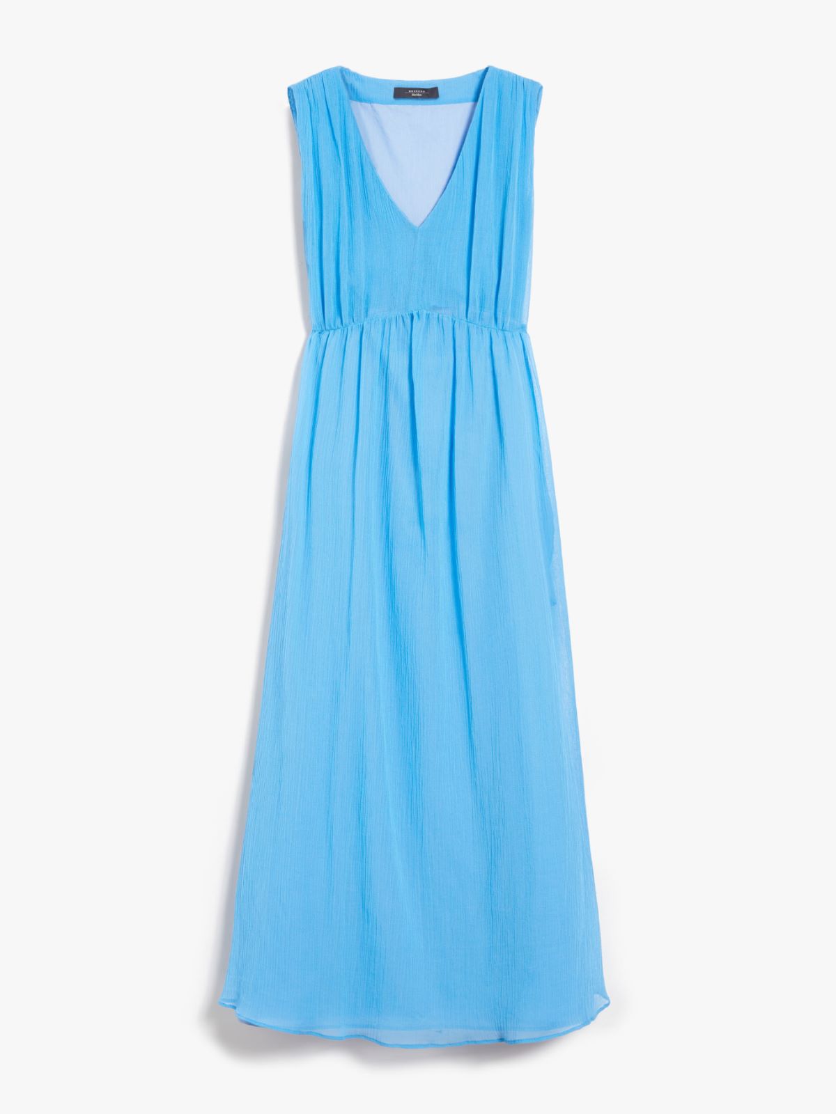 Cotton crêpe dress - LIGHT BLUE - Weekend Max Mara - 5