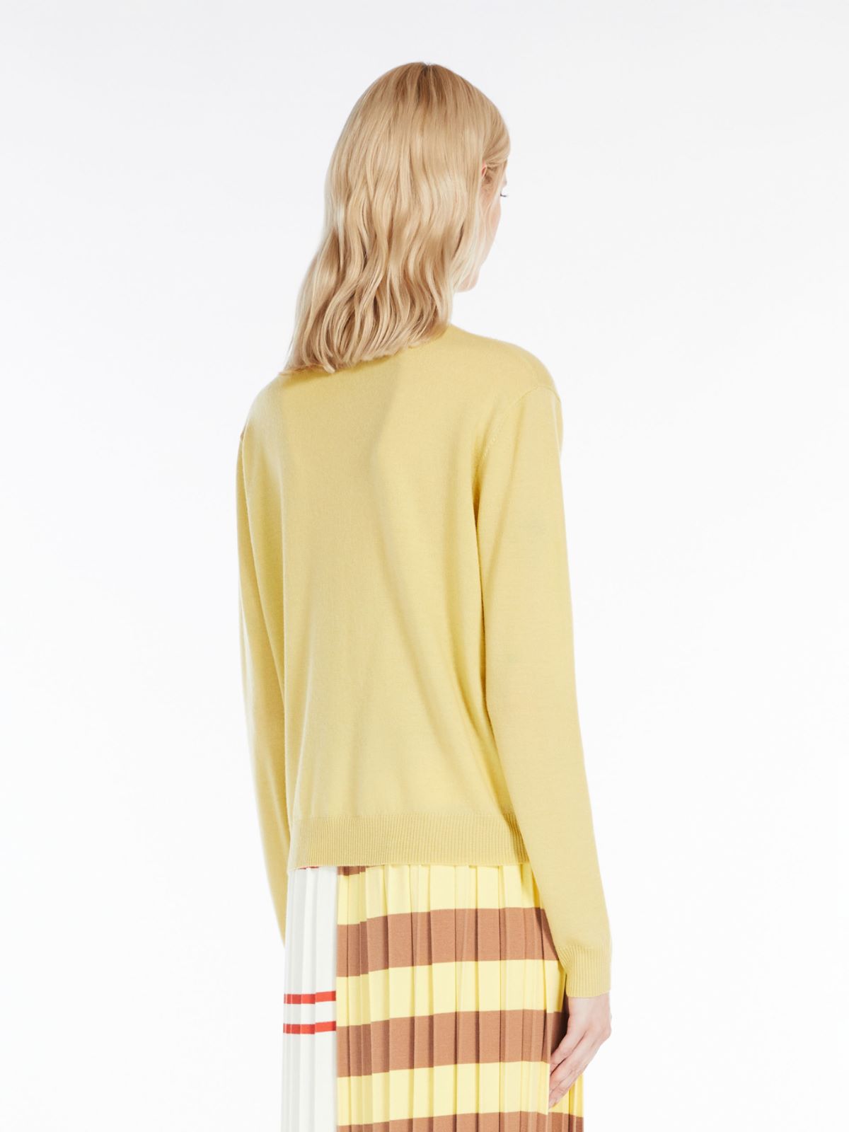 Cashmere-blend sweater - YELLOW - Weekend Max Mara - 3