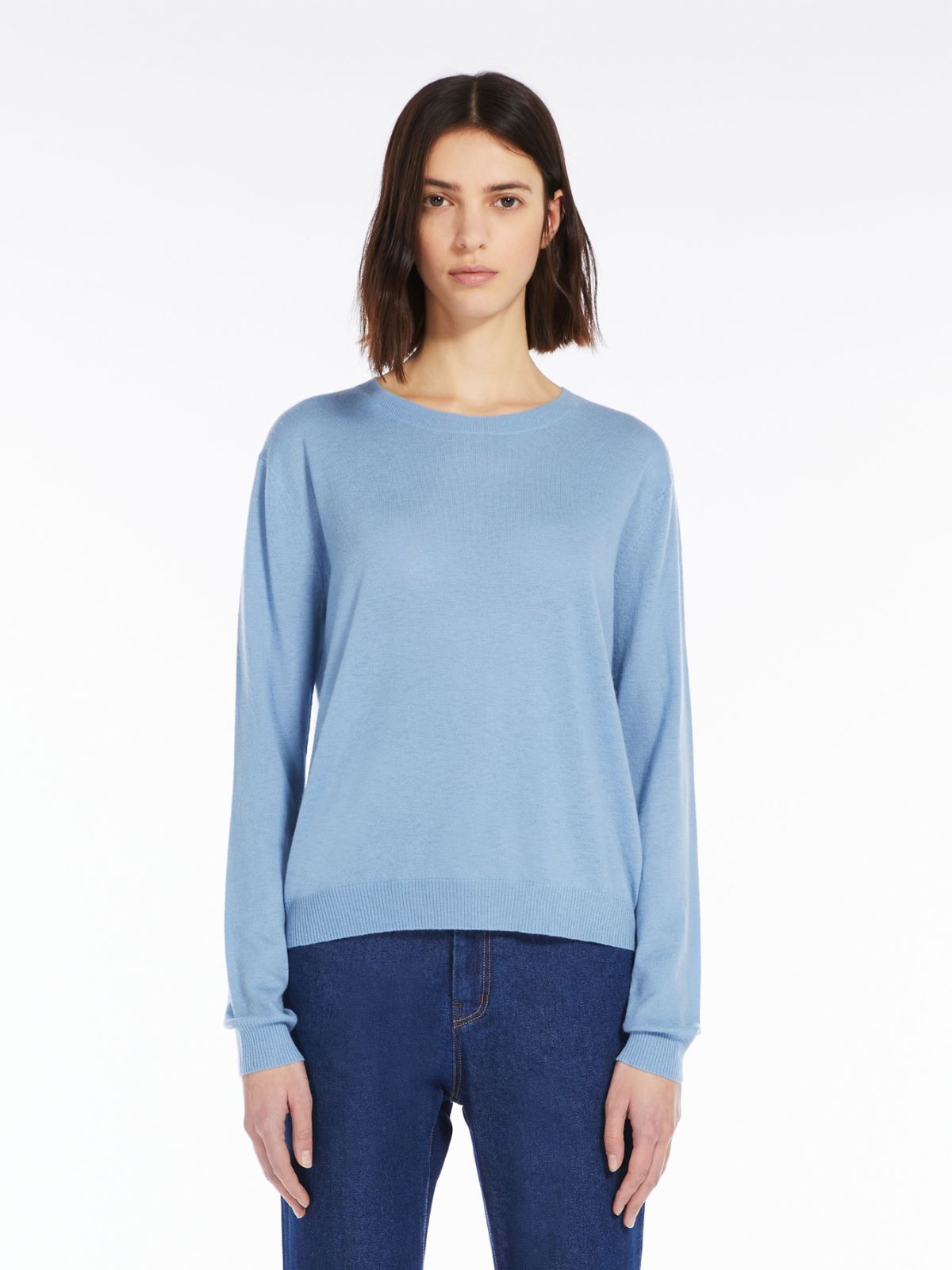 Cashmere-blend sweater - LIGHT BLUE - Weekend Max Mara - 2
