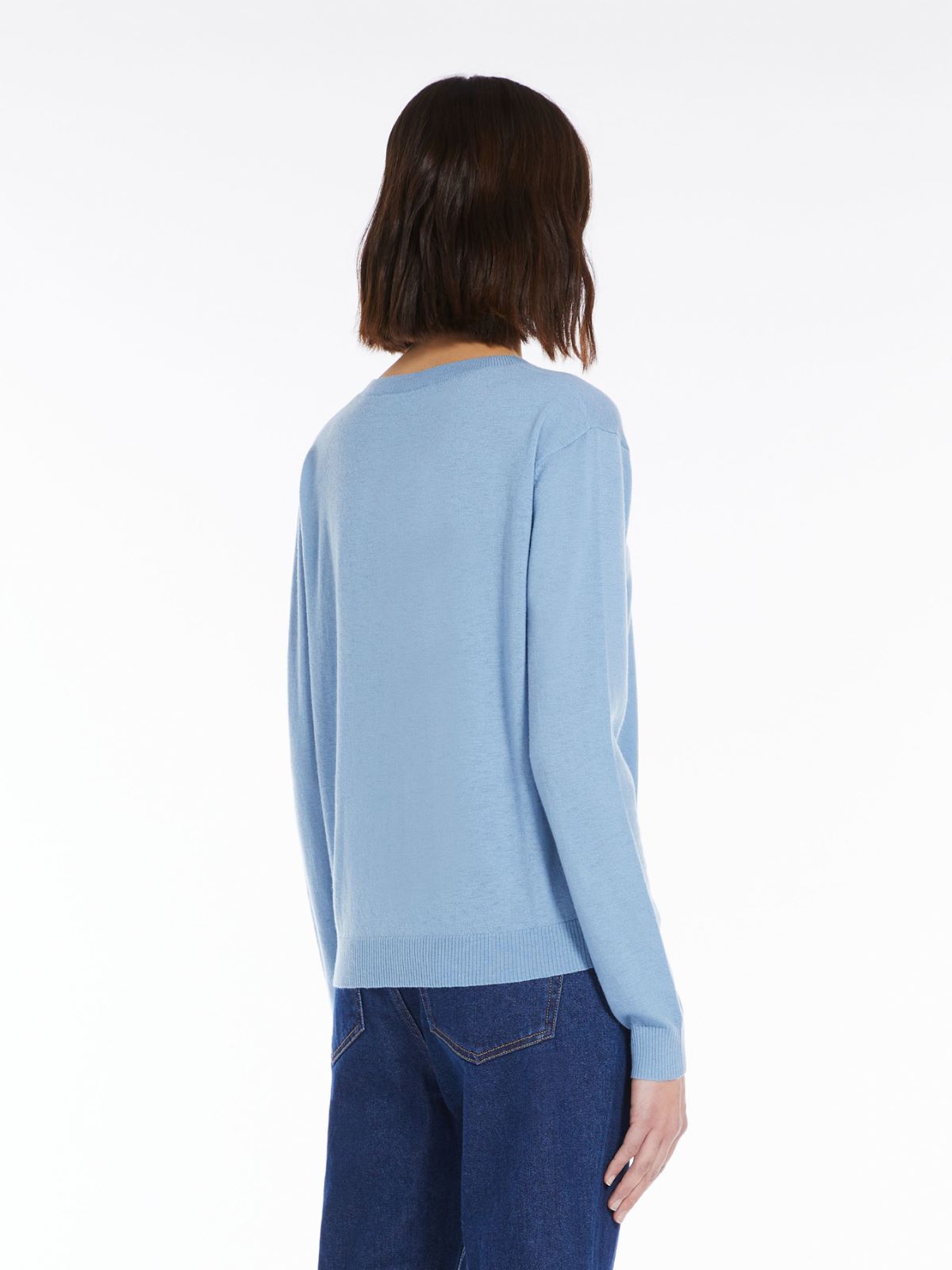 Cashmere-blend sweater - LIGHT BLUE - Weekend Max Mara - 3