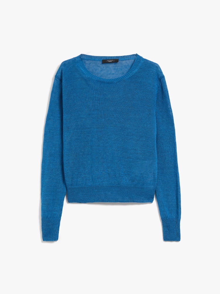 Linen knit jumper - BLUE AZURE - Weekend Max Mara