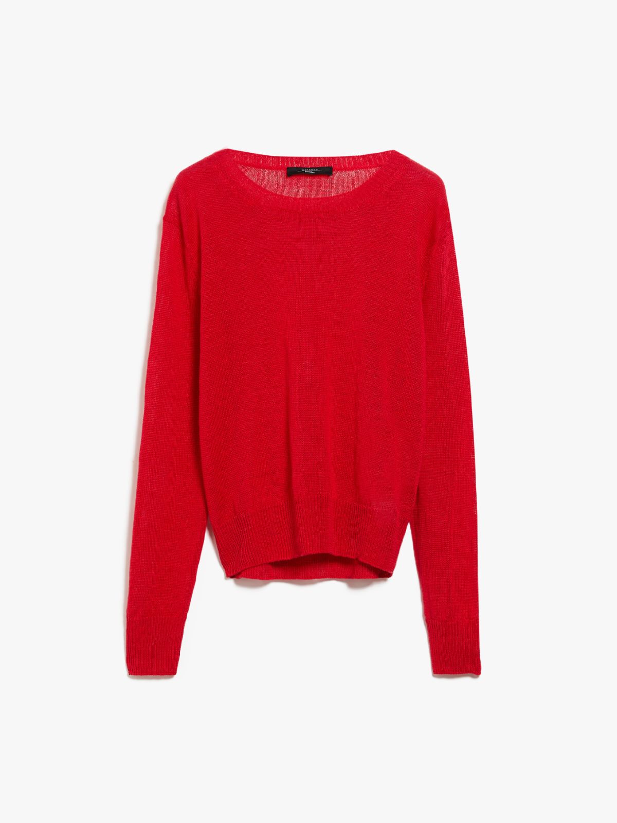 Linen knit jumper - RED - Weekend Max Mara - 6