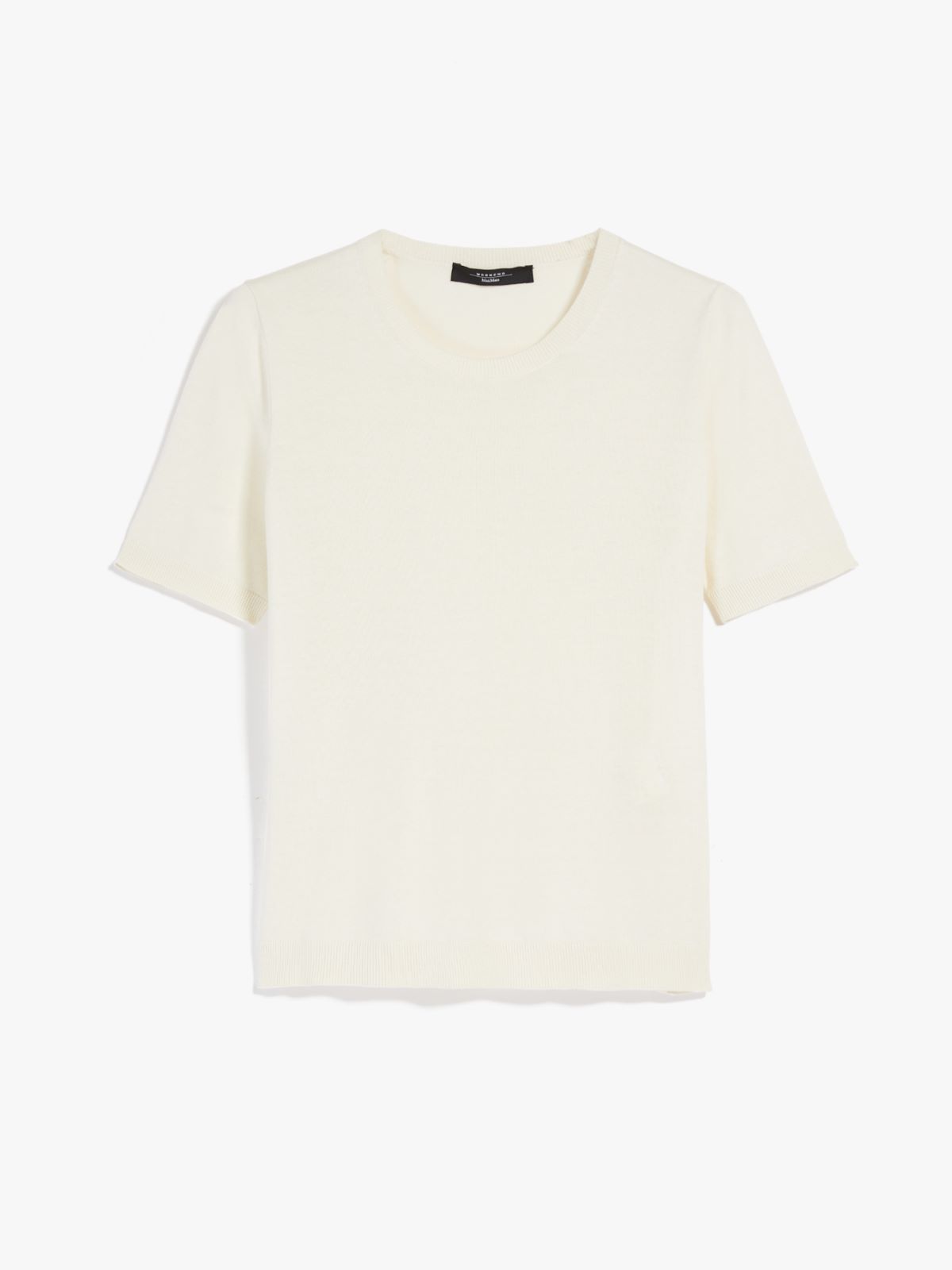 Silk-blend T-shirt - IVORY - Weekend Max Mara - 6