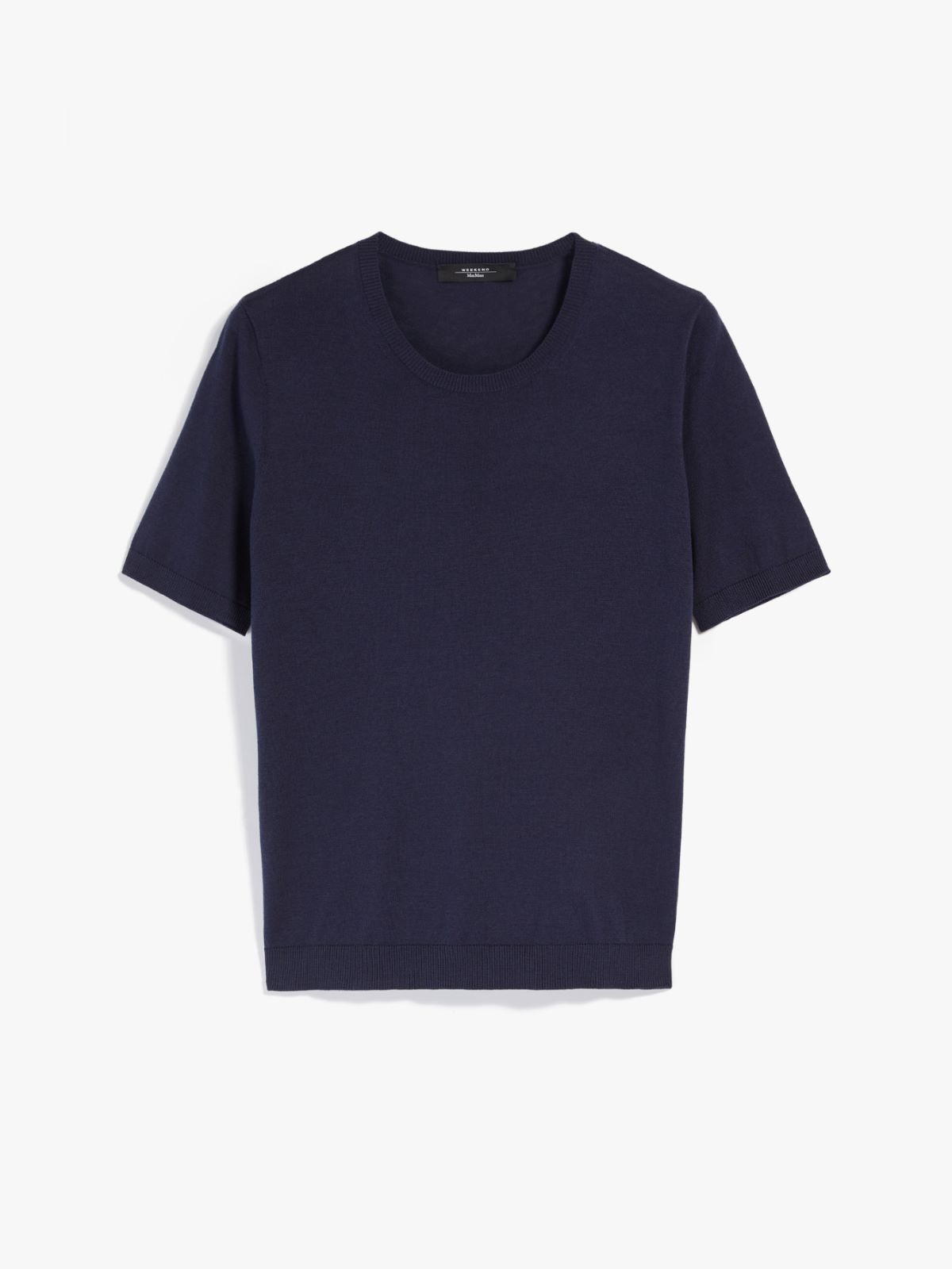 Silk-blend T-shirt - NAVY - Weekend Max Mara - 6