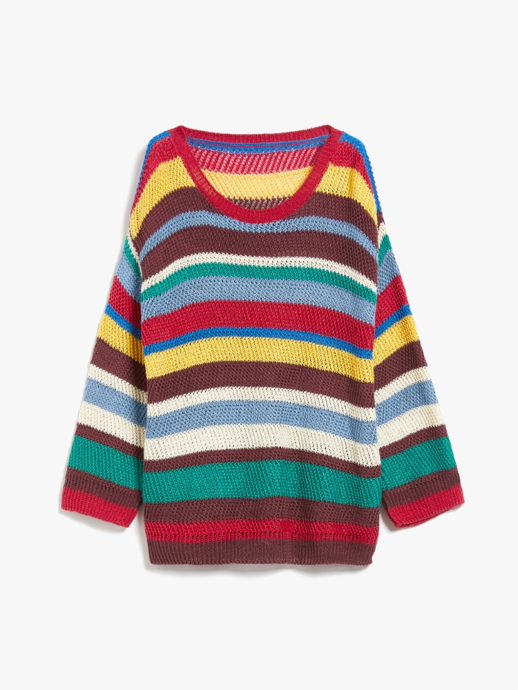 Linen crochet-knit jumper -  - Weekend Max Mara - 2