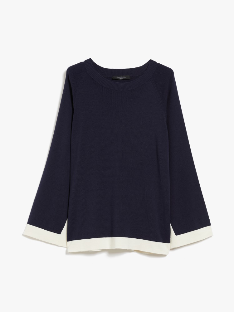 Relaxed-fit sweater - NAVY - Weekend Max Mara