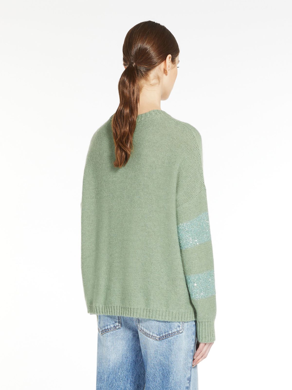 Sequin sweater - SAGE GREEN - Weekend Max Mara - 3