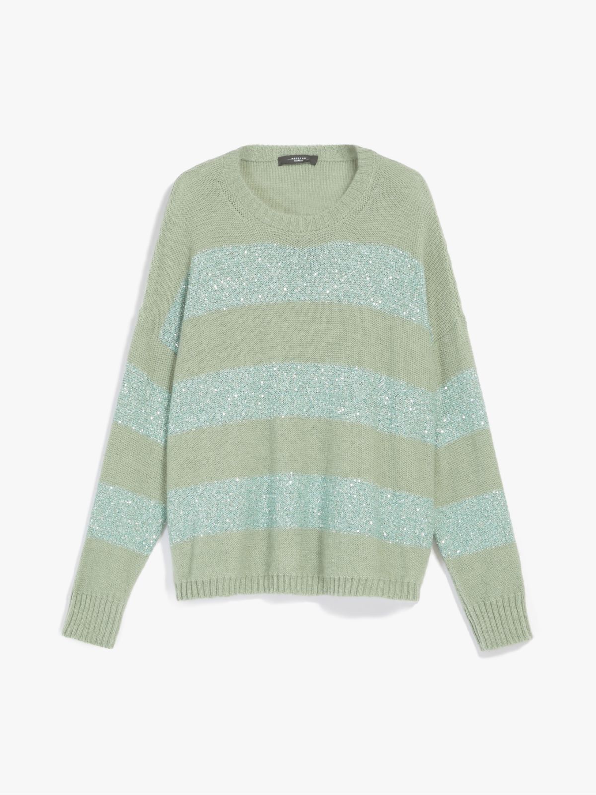 Sequin sweater - SAGE GREEN - Weekend Max Mara - 6
