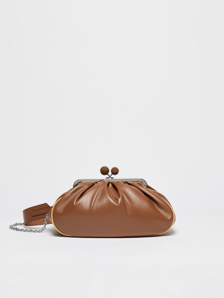 Medium Pasticcino Bag in nappa leather - TOBACCO - Weekend Max Mara