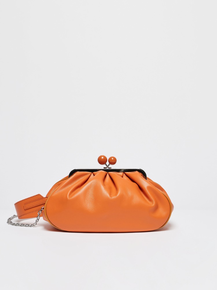 Medium Pasticcino Bag in nappa leather - TANGERINE - Weekend Max Mara
