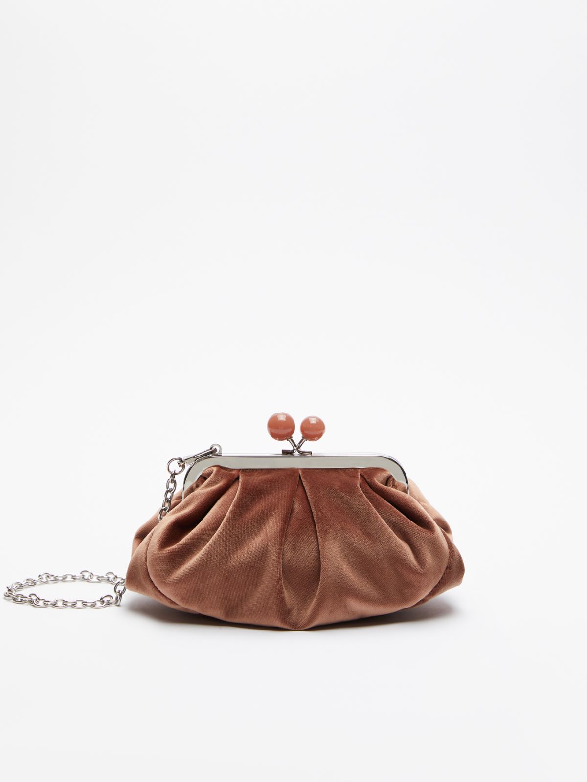 Small Pasticcino Bag in velvet - EARTH - Weekend Max Mara