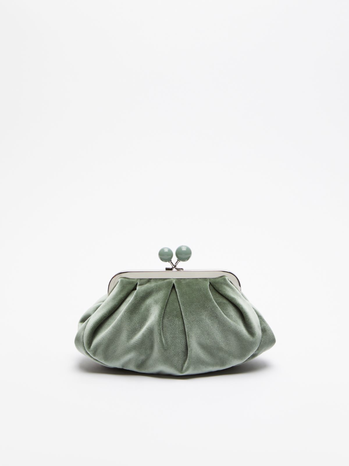 Small Pasticcino Bag in velvet  - SAGE GREEN - Weekend Max Mara - 3
