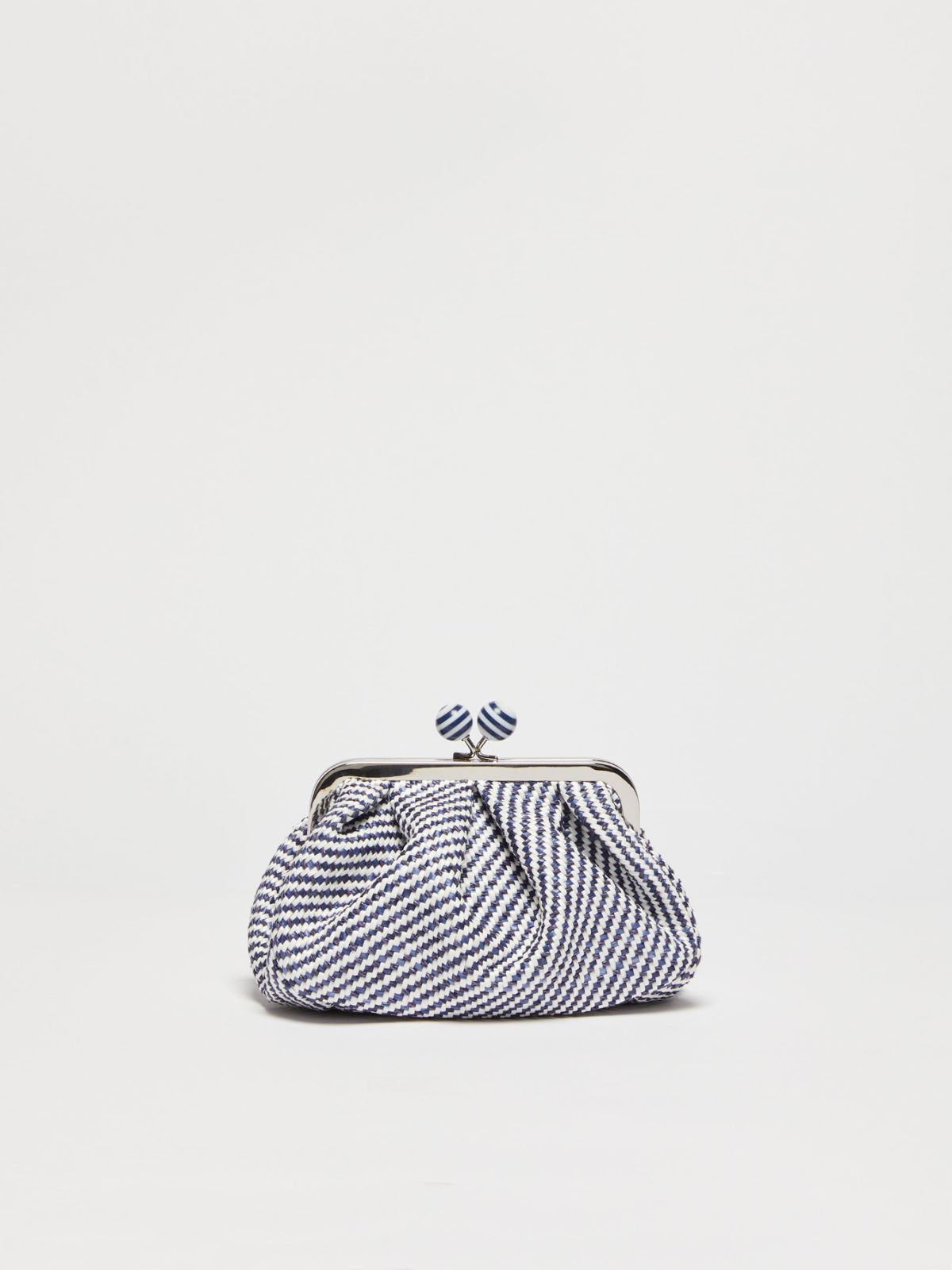 Small Pasticcino Bag in raffia - MIDNIGHTBLUE - Weekend Max Mara - 3