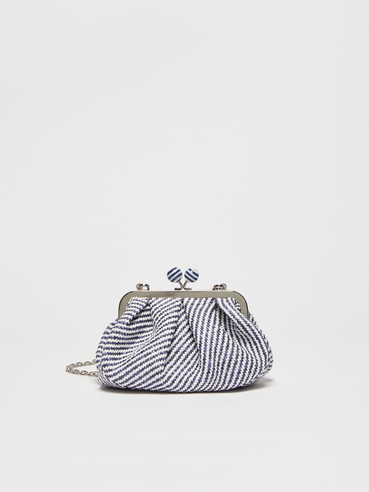 Small Pasticcino Bag in raffia - MIDNIGHTBLUE - Weekend Max Mara