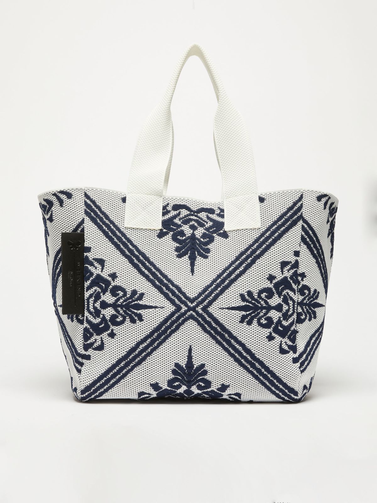 Shopper bag in technical fabric - WHITE BLUE - Weekend Max Mara