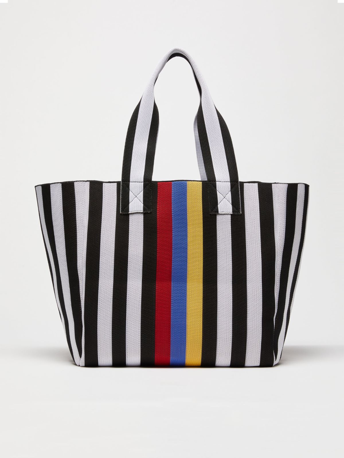 Shopper bag in technical fabric - WHITE BLACK - Weekend Max Mara - 3
