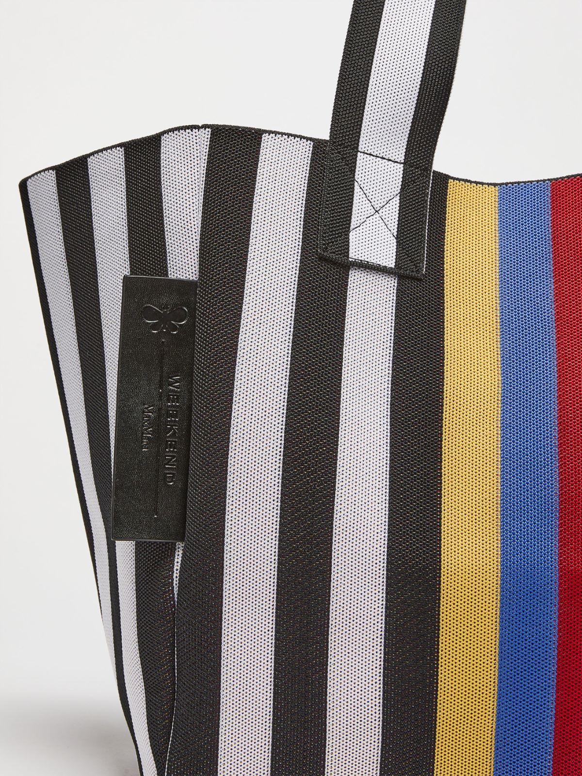Shopper bag in technical fabric - WHITE BLACK - Weekend Max Mara - 4