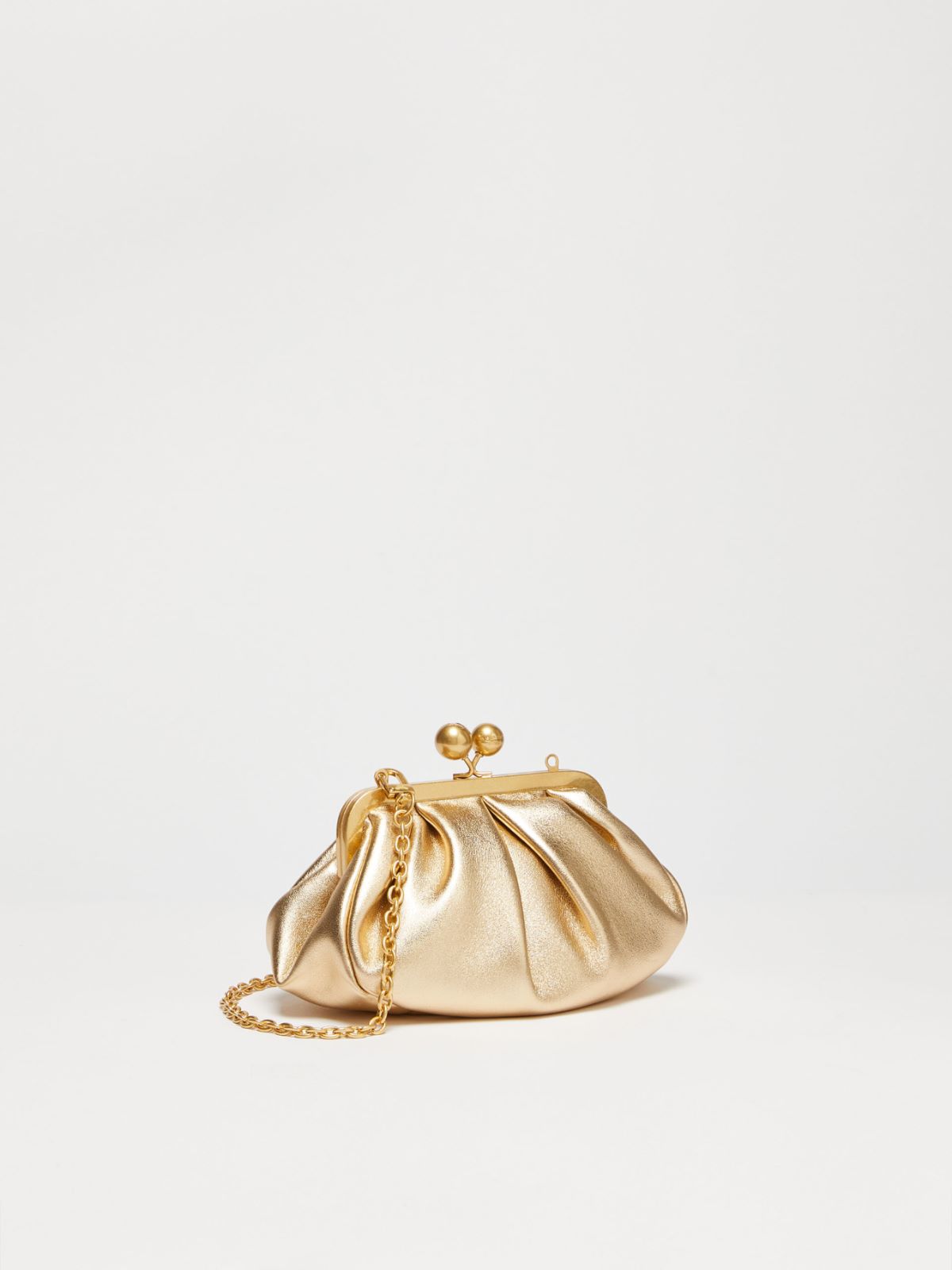 Small Pasticcino Bag in laminated nappa leather - GOLD - Weekend Max Mara - 2