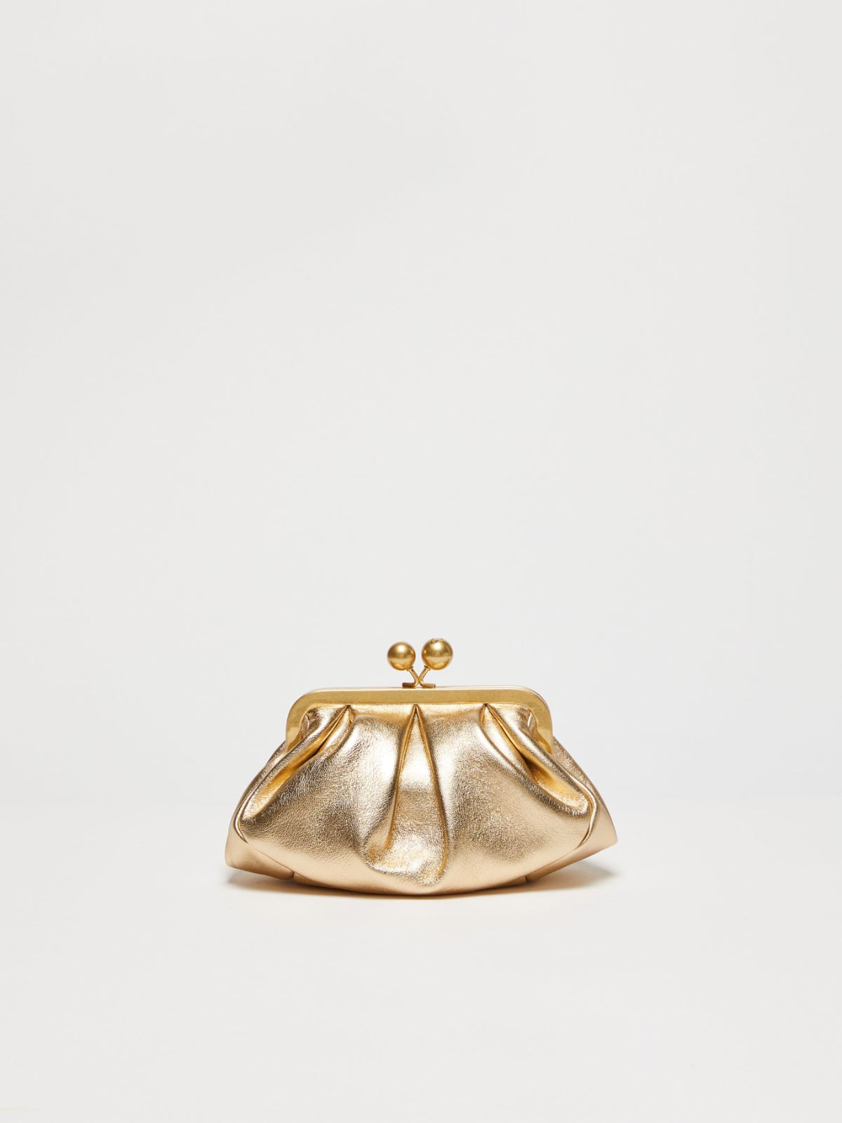 Small Pasticcino Bag in laminated nappa leather - GOLD - Weekend Max Mara - 3