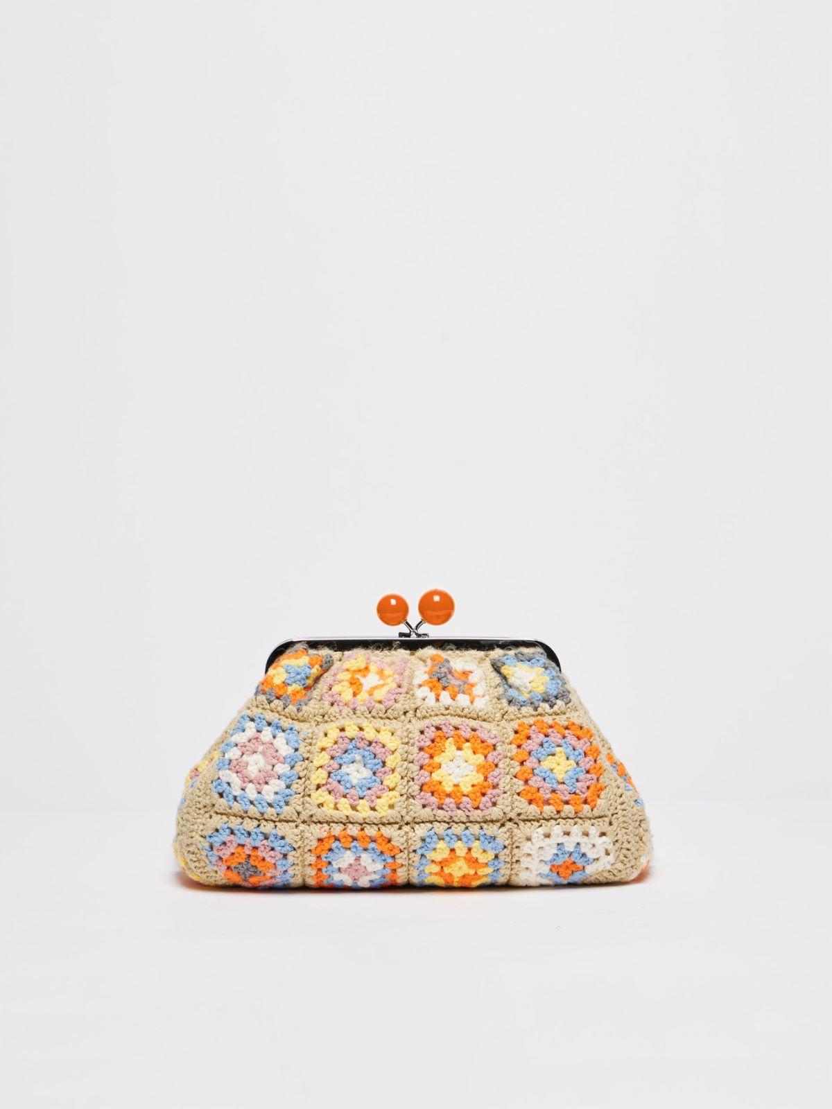 Medium Pasticcino Bag in Crochet-knit cotton  - BEIGE - Weekend Max Mara - 3